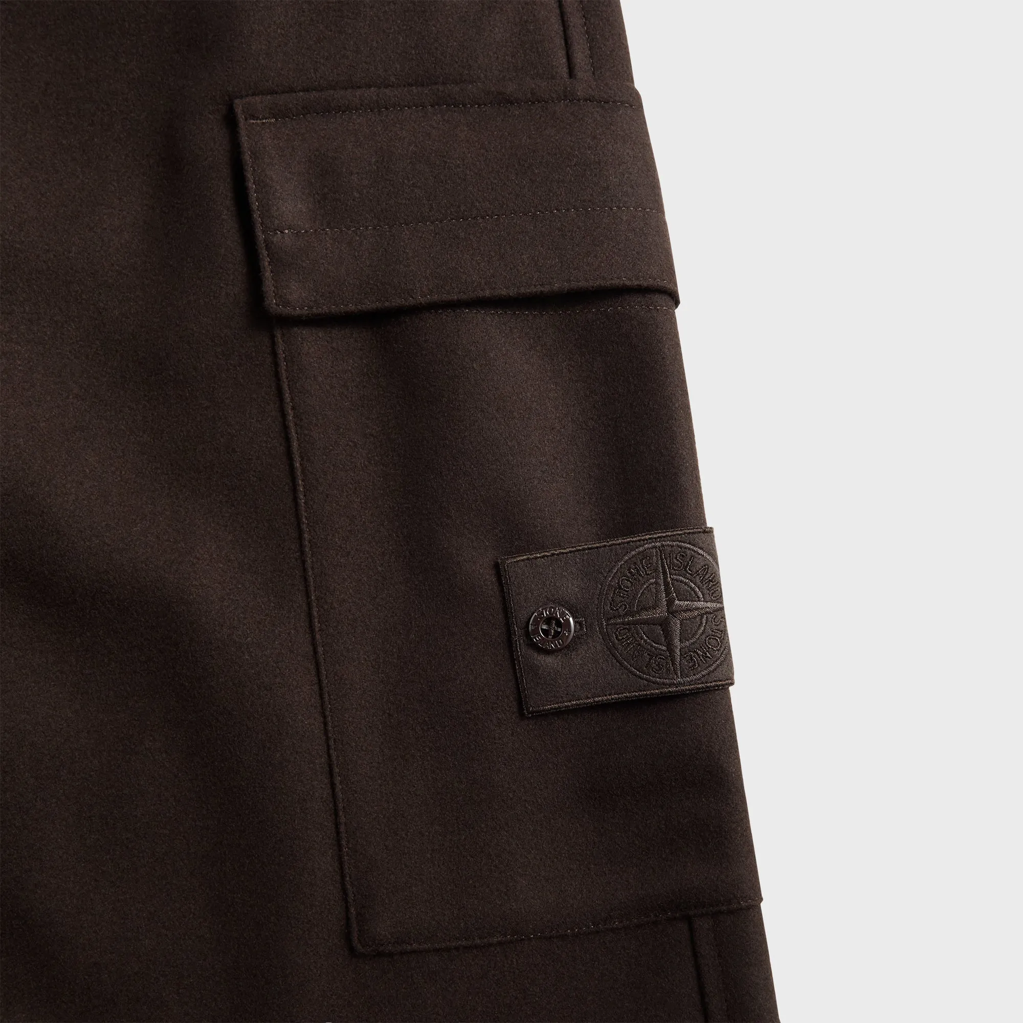 Stone Island Flannel Trousers - Dark Brown sold by Kith product image thumbnail 3