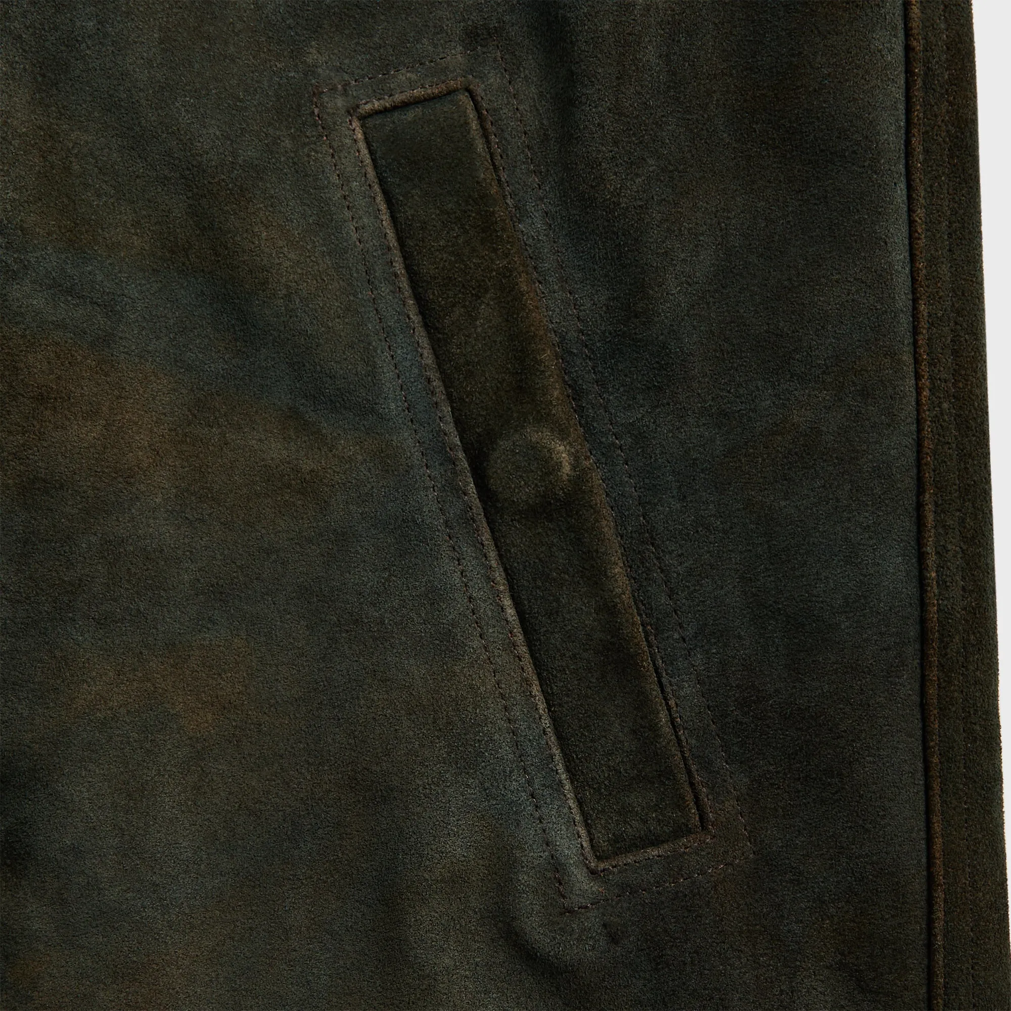 Rick Owens Suede Brad Jacket - Indigo sold by Kith product image thumbnail 3