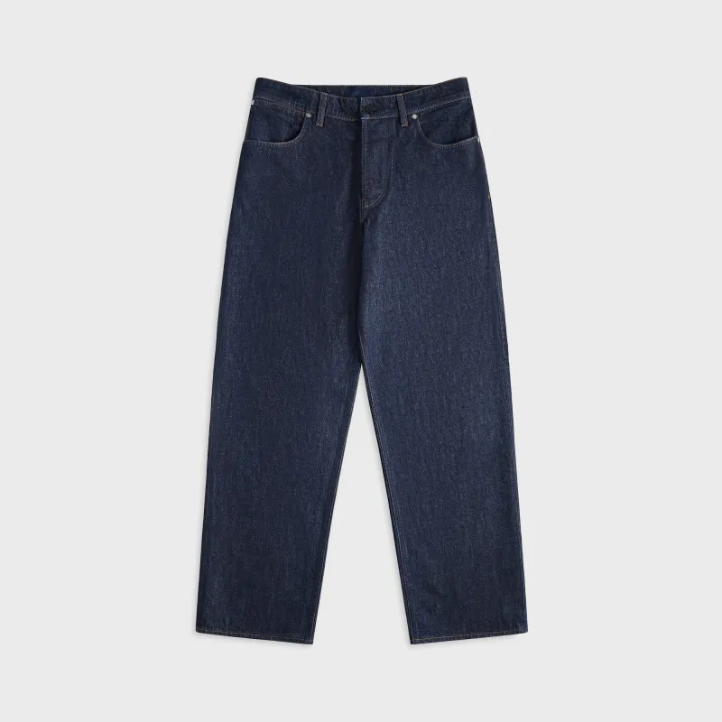 Stone Island Broken Twill Cotton Old Effect Pants - Blue sold by Kith