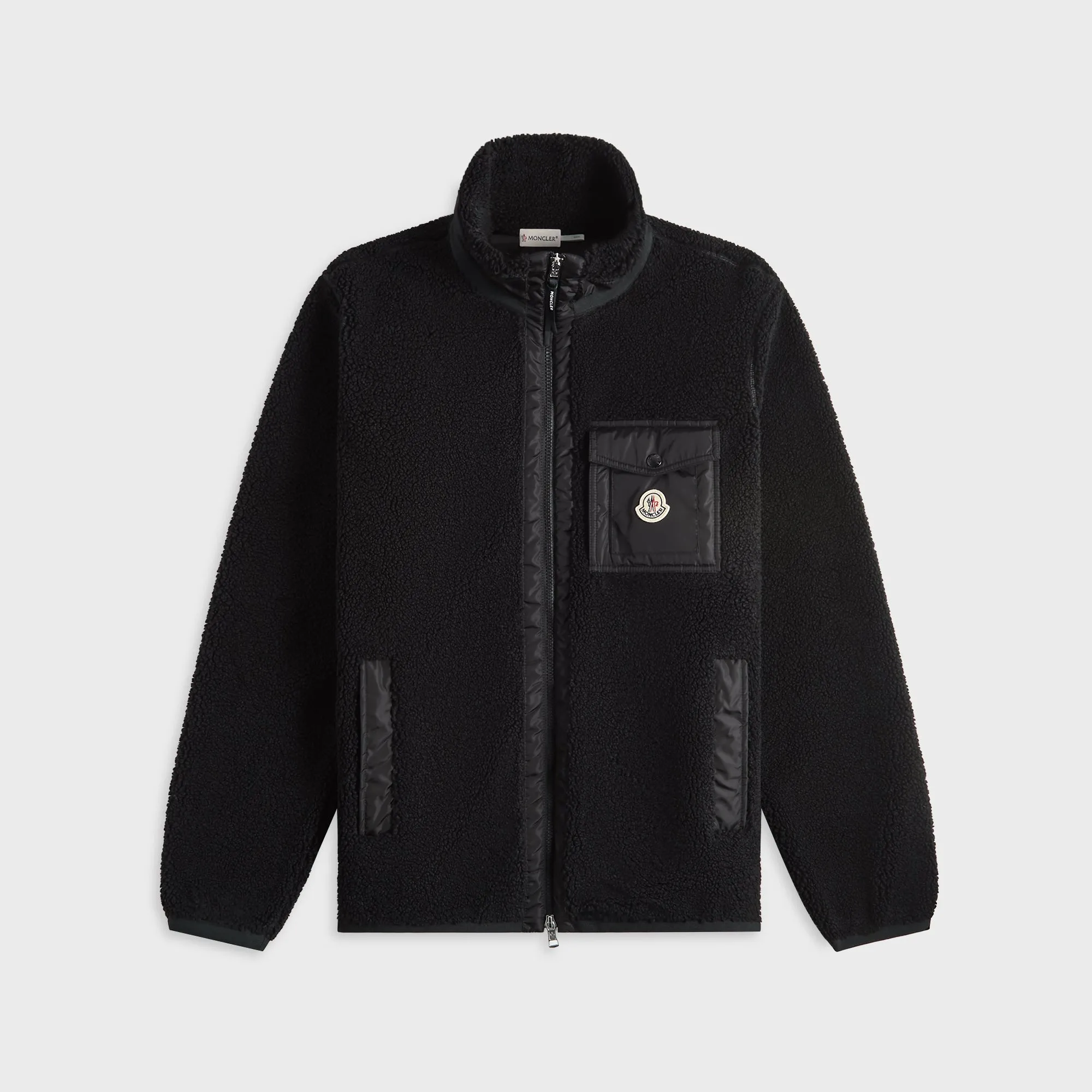 Moncler Zip Up Cardigan - Black sold by Kith