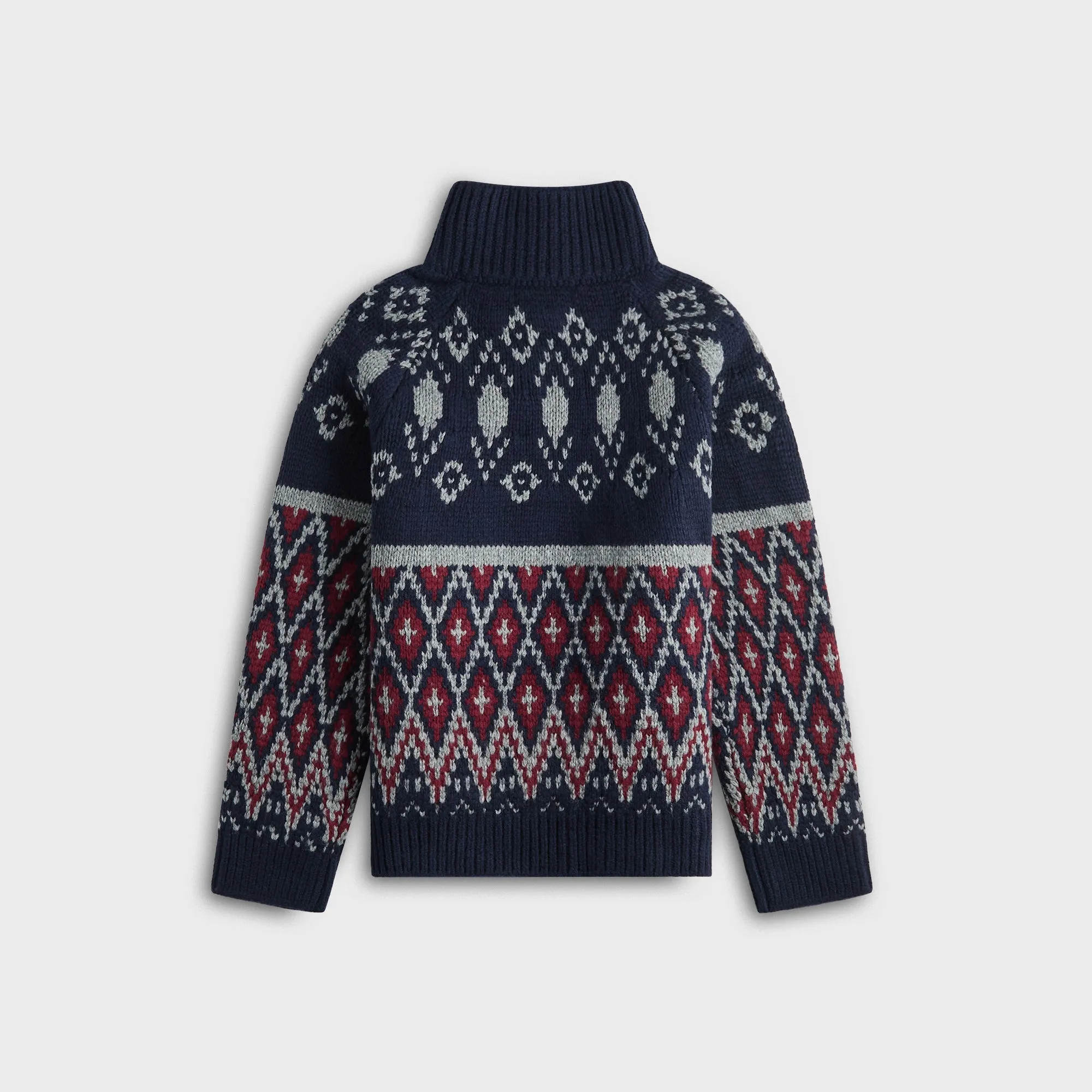 Loewe Zip Up Cardigan - Navy Blue / Grey sold by Kith product image thumbnail 2