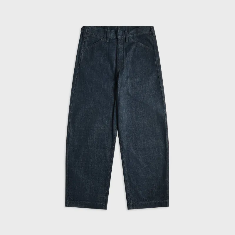 Lemaire Maxi Workwear Pants - Denim Indigo sold by Kith