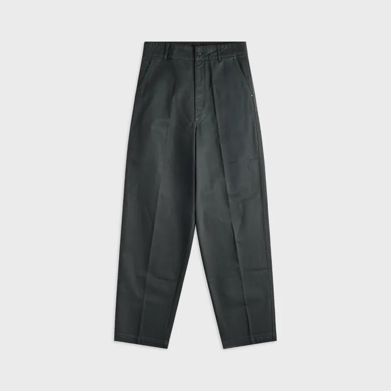 Lemaire Maxi Barrel Workwear Pants - Coal sold by Kith