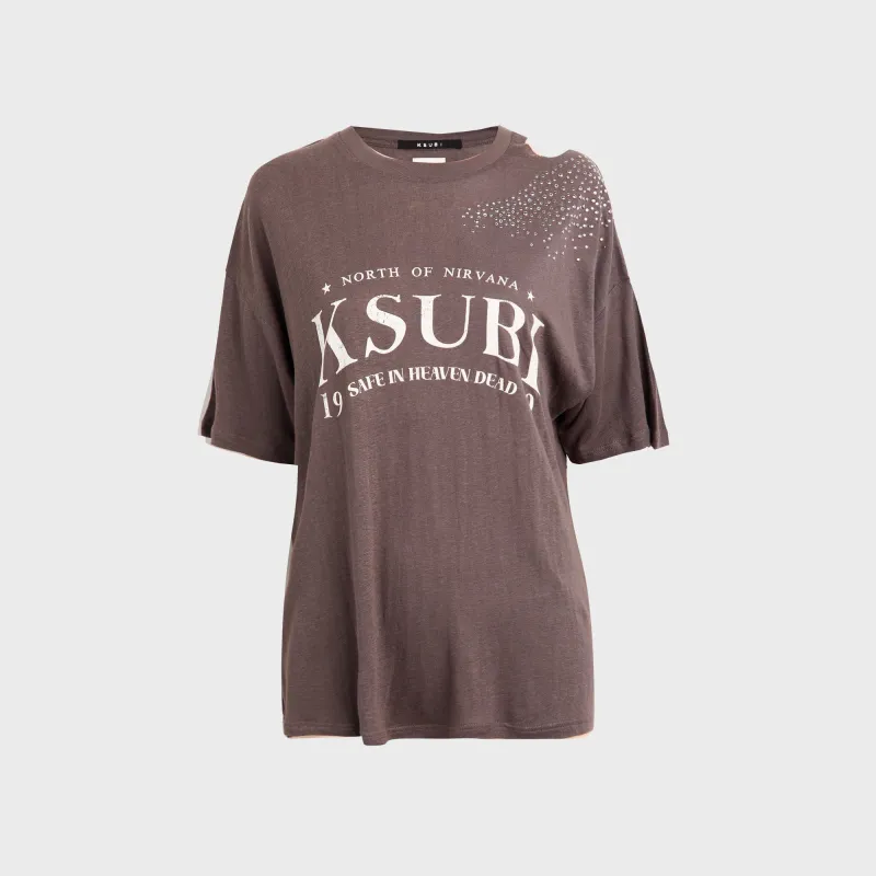 Ksubi Renaissance Oh G Short Sleeve Tee - Charcoal made by Ksubi