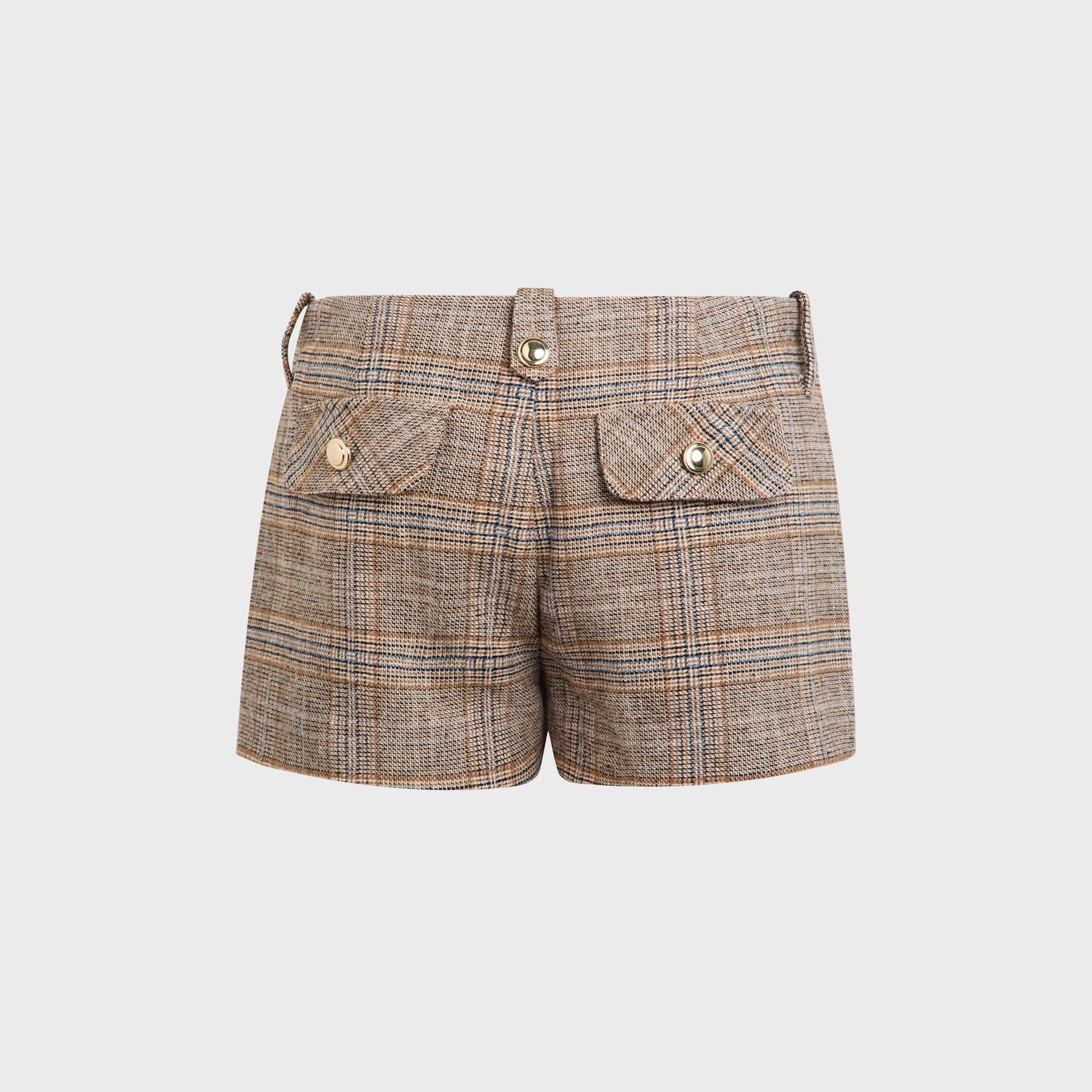 GUIZIO Penelope Patch Pocket Short - Tartan Plaid sold by Kith product image thumbnail 2