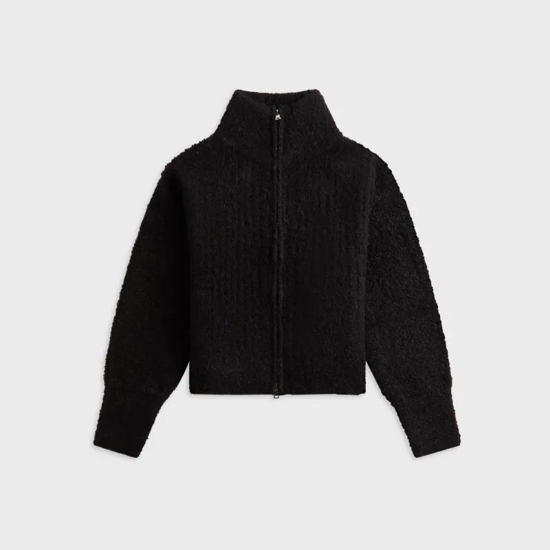 GUIZIO Mila Zip Up Jacket - Black sold by Kith