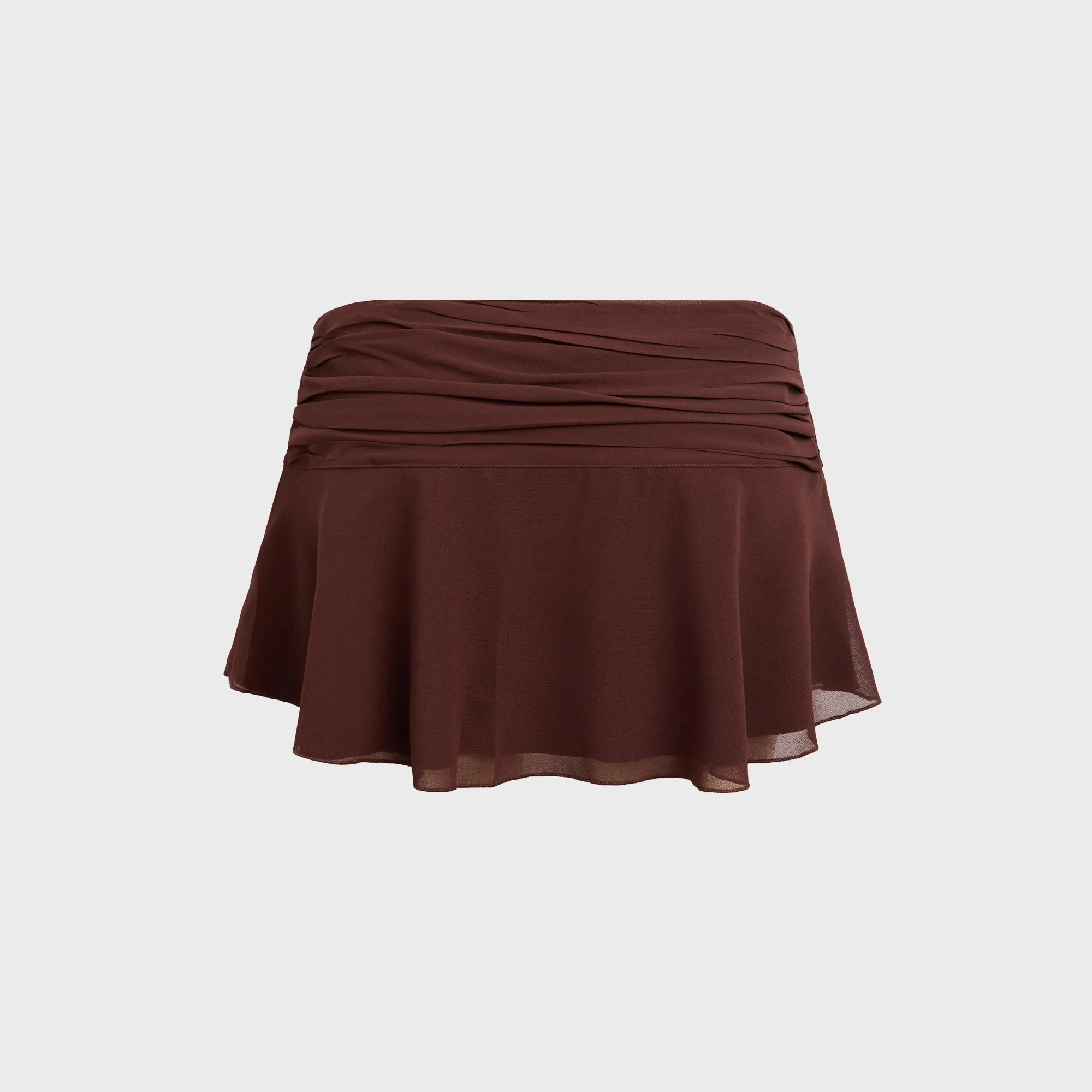 GUIZIO Eda Mini Skirt - Brown sold by Kith product image thumbnail 2