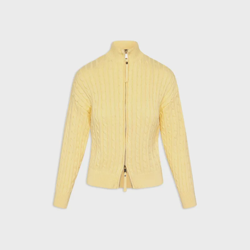 Frankies Bikinis Bea Cable Knit Sweater - Vanilla Sugar made by Frankie's Bikinis