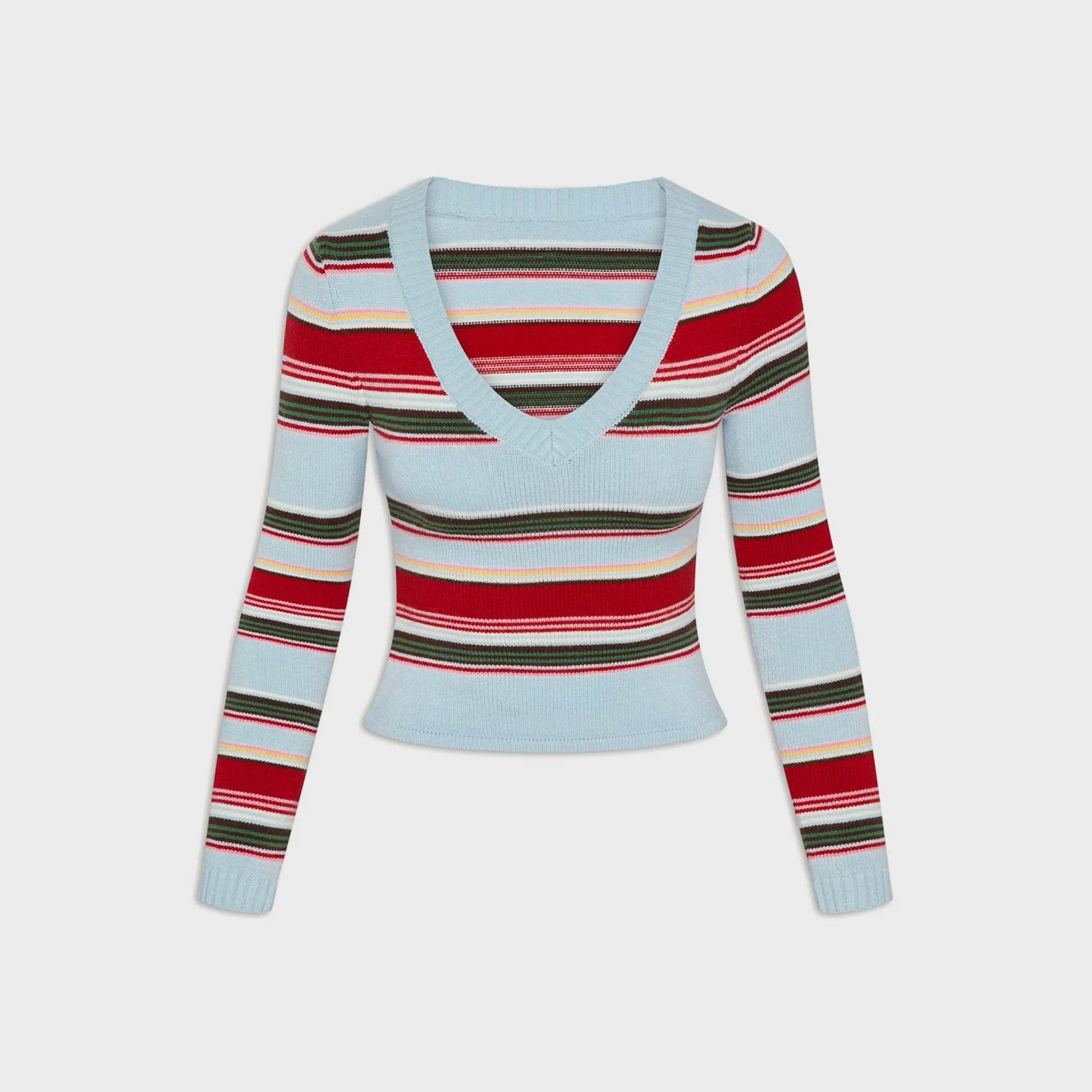 Frankies Bikinis Aimee Zip Up Knit Hoodie - Ocean Ave sold by Kith