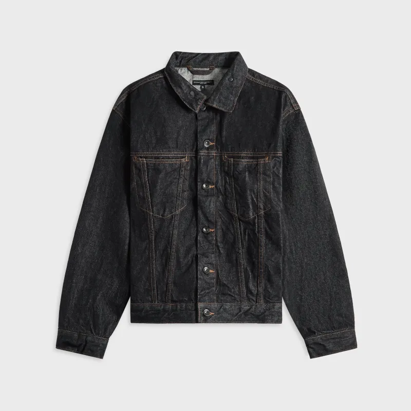 Engineered Garments Type 5 Jean Jacket - Black sold by Kith