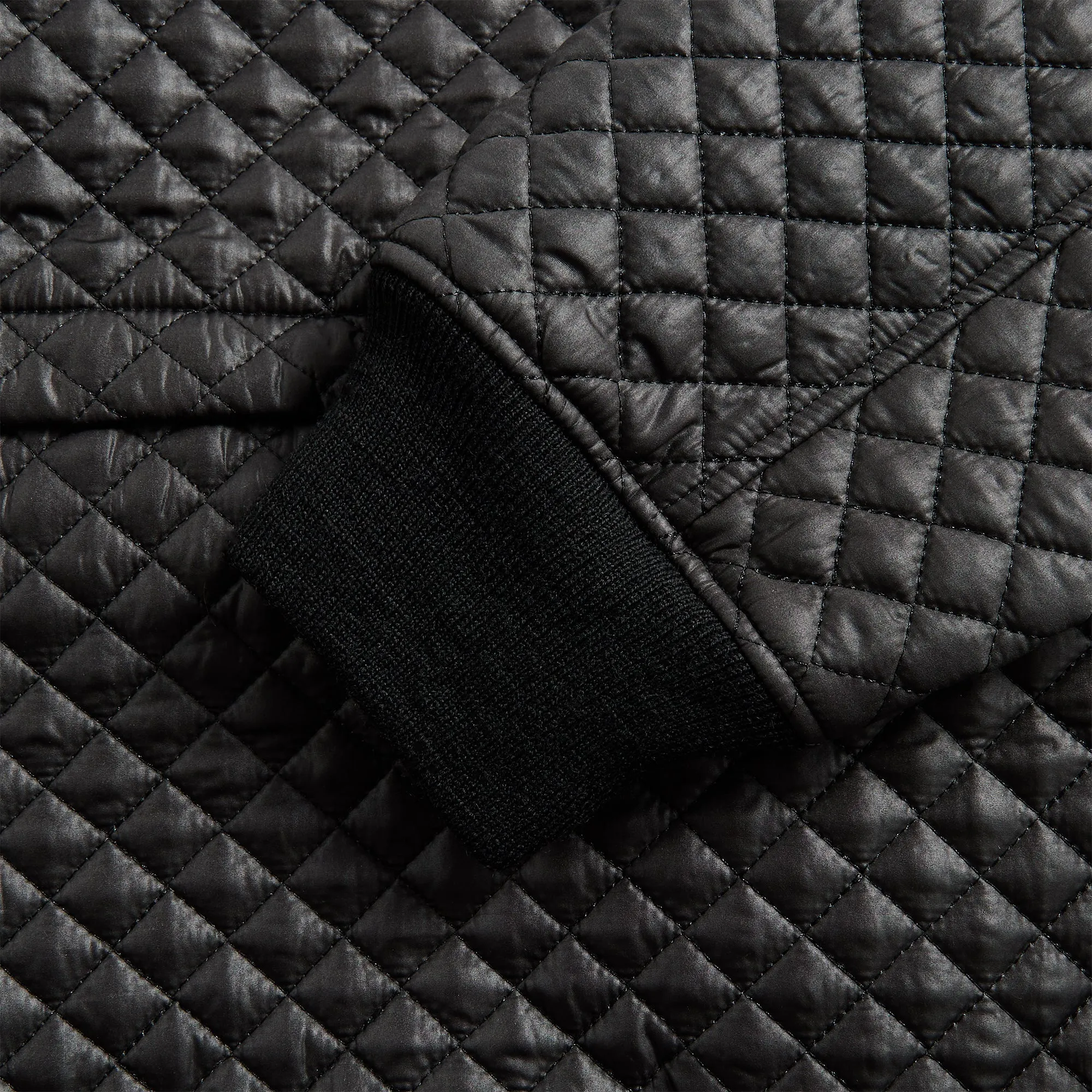 Engineered Garments Polyester Small Diamond Quilt Wind Pull - Black sold by Kith product image thumbnail 3