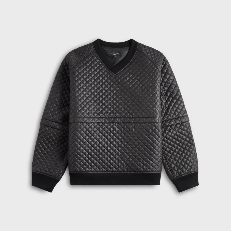 Engineered Garments Polyester Small Diamond Quilt Wind Pull -  Black sold by Kith