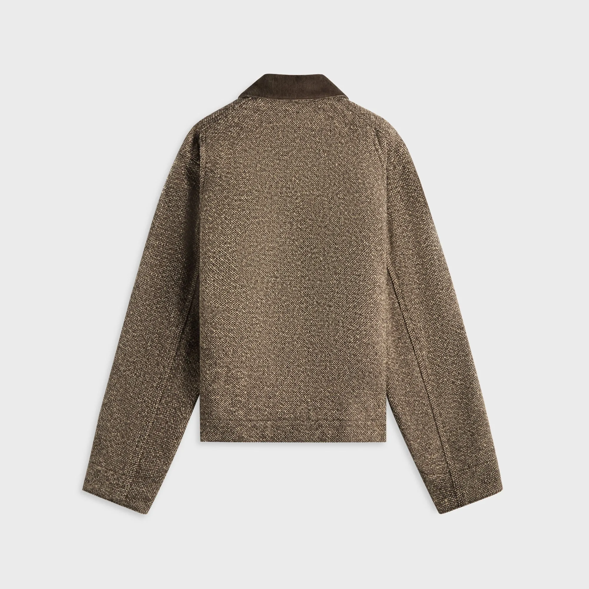 Auralee Homespun Tweed Zip Blouson - Brown sold by Kith product image thumbnail 2