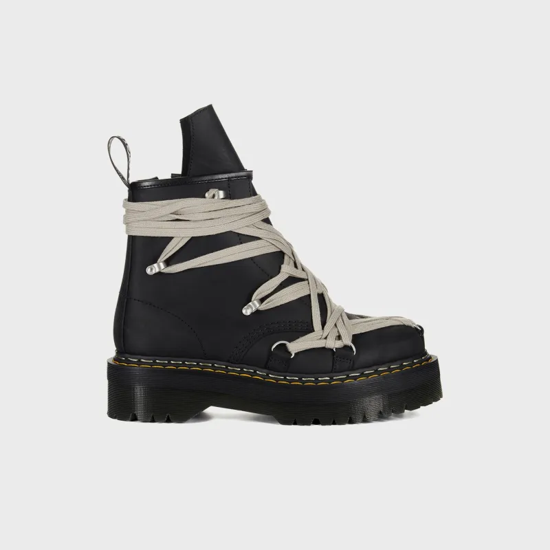 Dr. Martens x Rick Owens DRKSHDW 1460 Quad Sole Megalace® Boot - Black sold by Kith