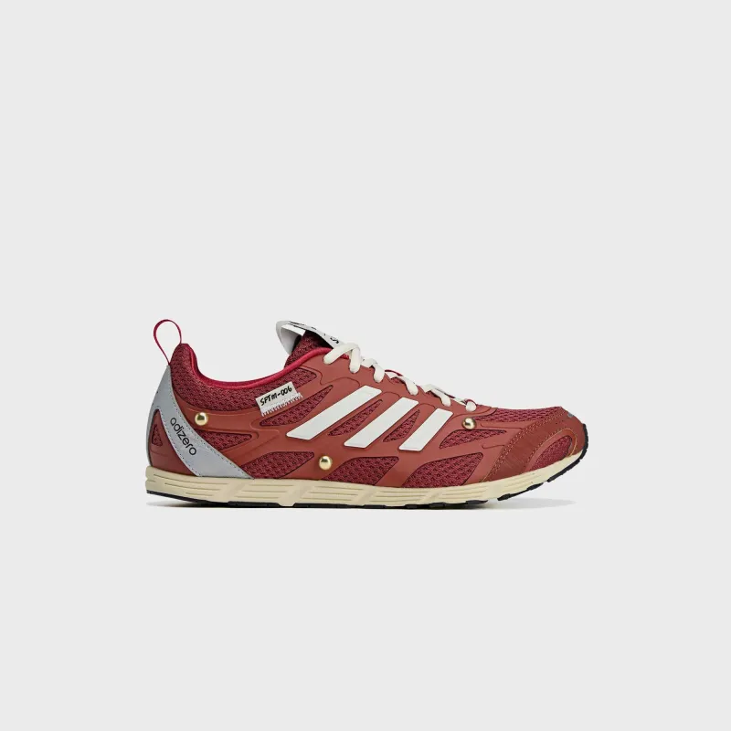 adidas x Song for the Mute Adizero PR - Legacy Red / Cream White / Wild Sepia sold by Kith