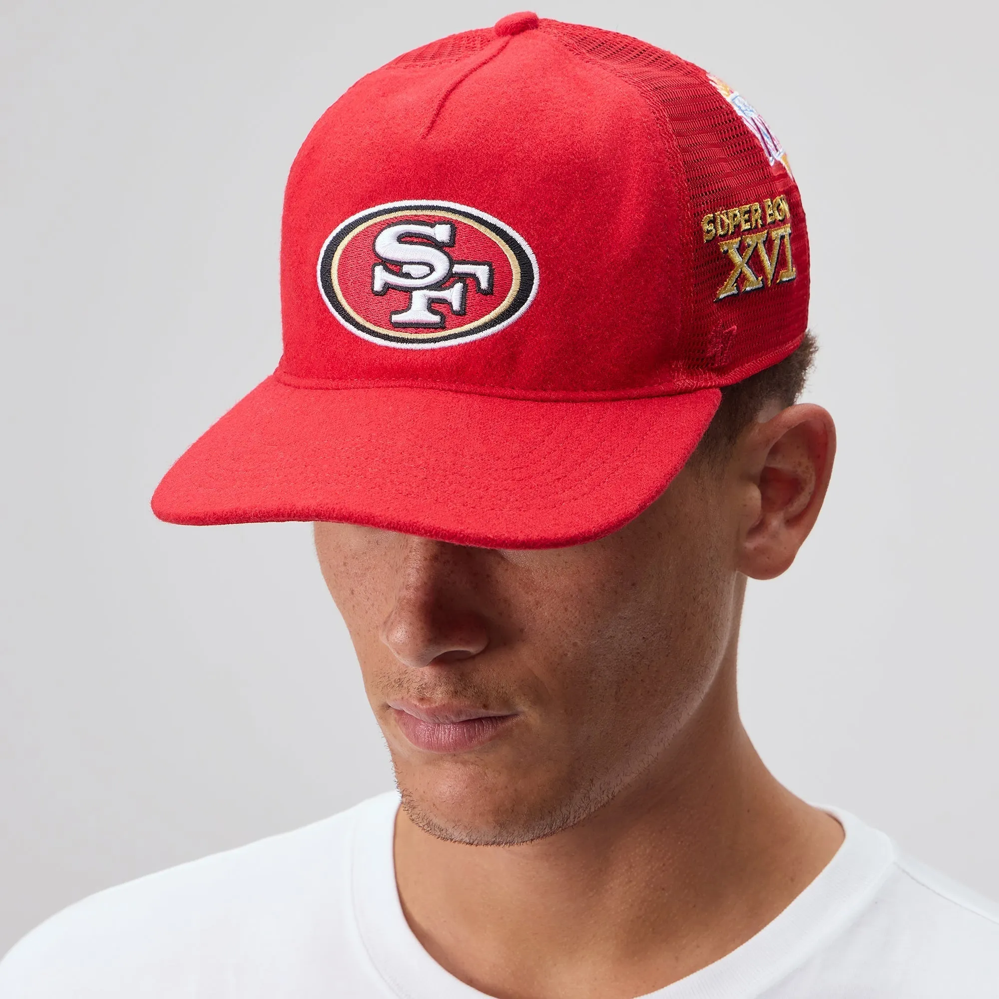 Kith & '47 for the NFL San Francisco 49ers Wool Hitch Trucker Hat - Present sold by Kith product image thumbnail 2