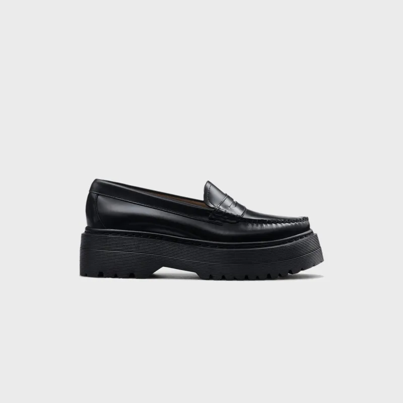 G.H. Bass WMNS Whitney Platform Weejuns Loafer - Black sold by Kith