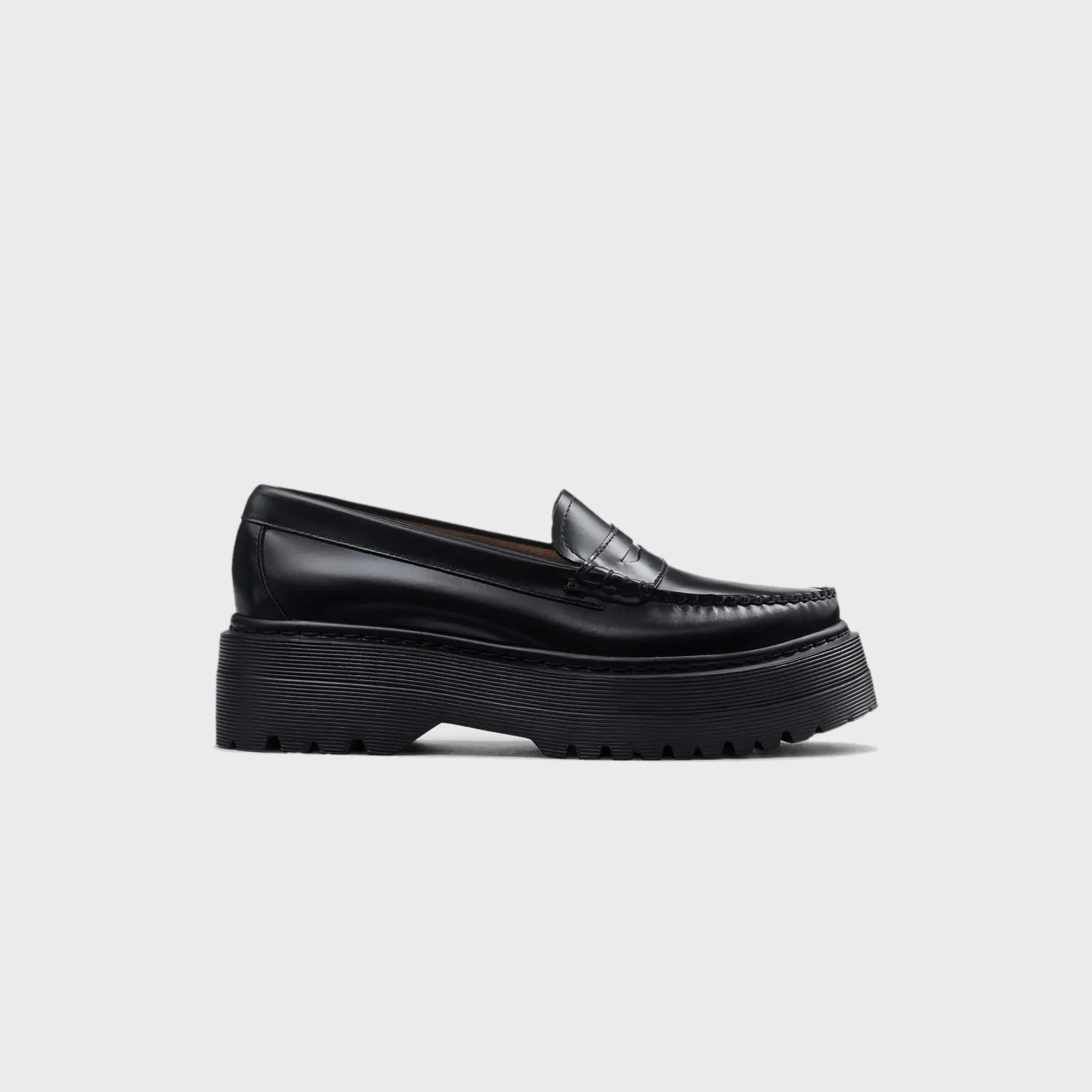 G.H. Bass WMNS Whitney Platform Weejuns Loafer - Black sold by Kith