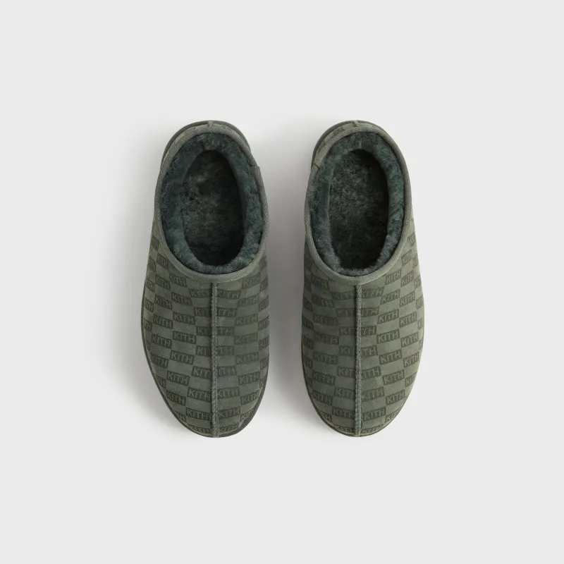 Kith Monogram Shearling Slippers - Stadium - PH sold by Kith