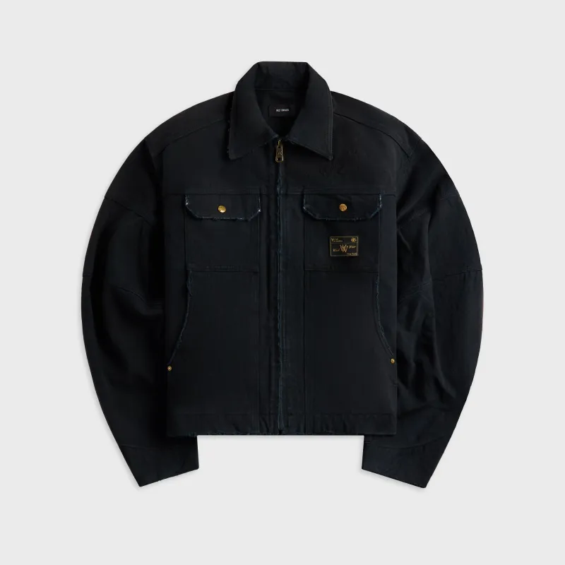 Willy Chavarria Stotckton Work Jacket - Black sold by Kith