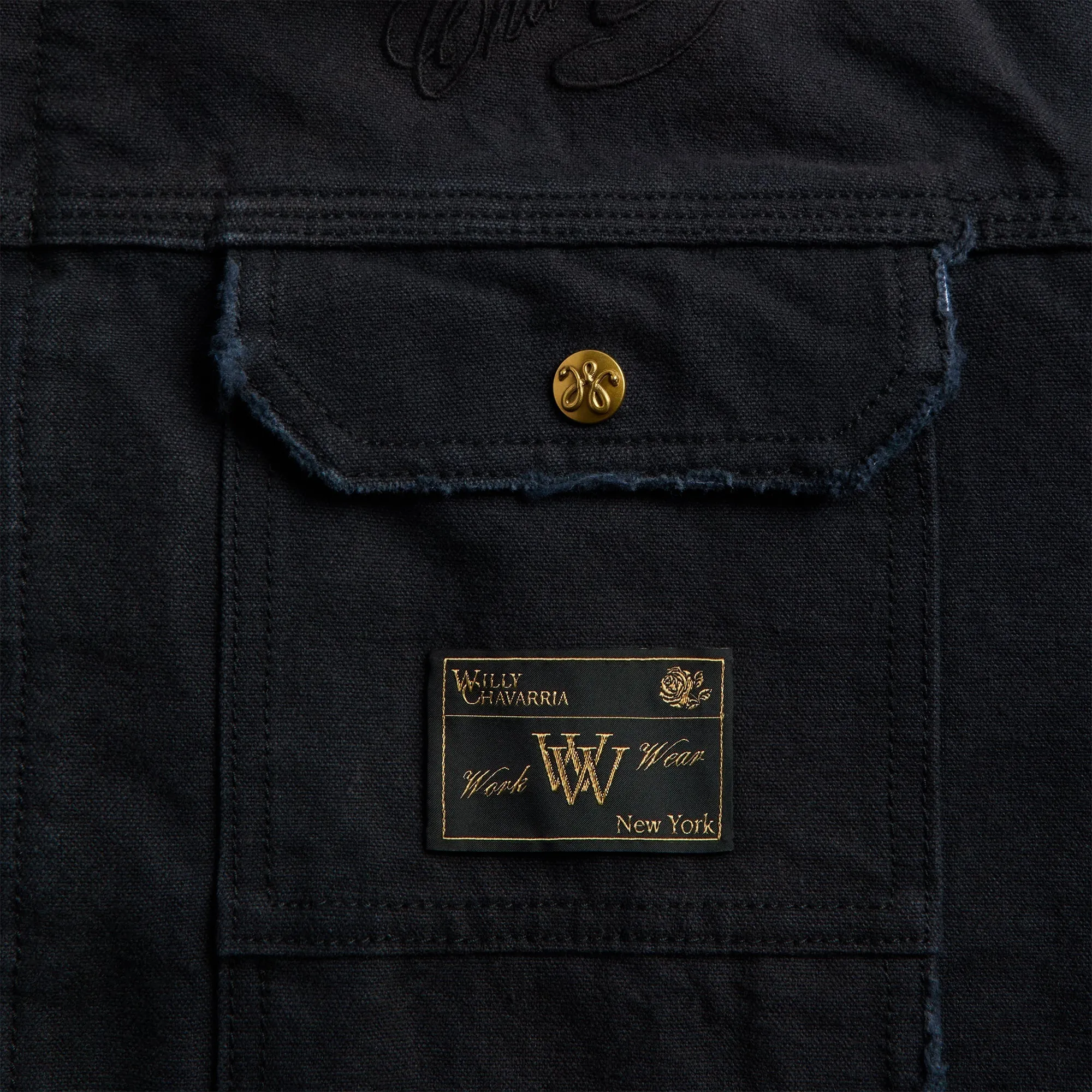 Willy Chavarria Stotckton Work Jacket - Black sold by Kith product image thumbnail 3