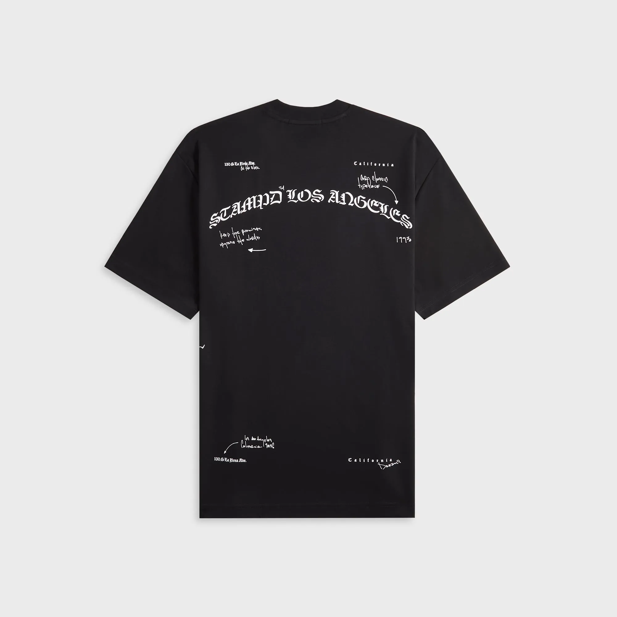 Stampd Tattoo Relaxed Tee - Black sold by Kith product image thumbnail 2