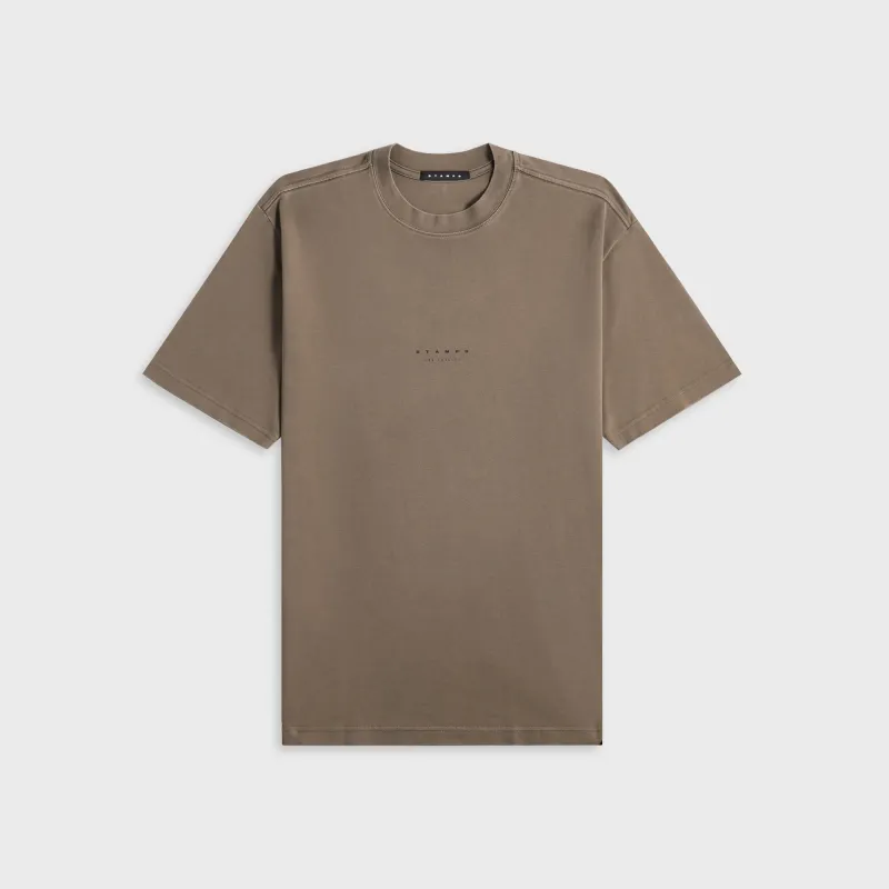 Stampd LA Stack Logo Relaxed Tee - Sepia sold by Kith