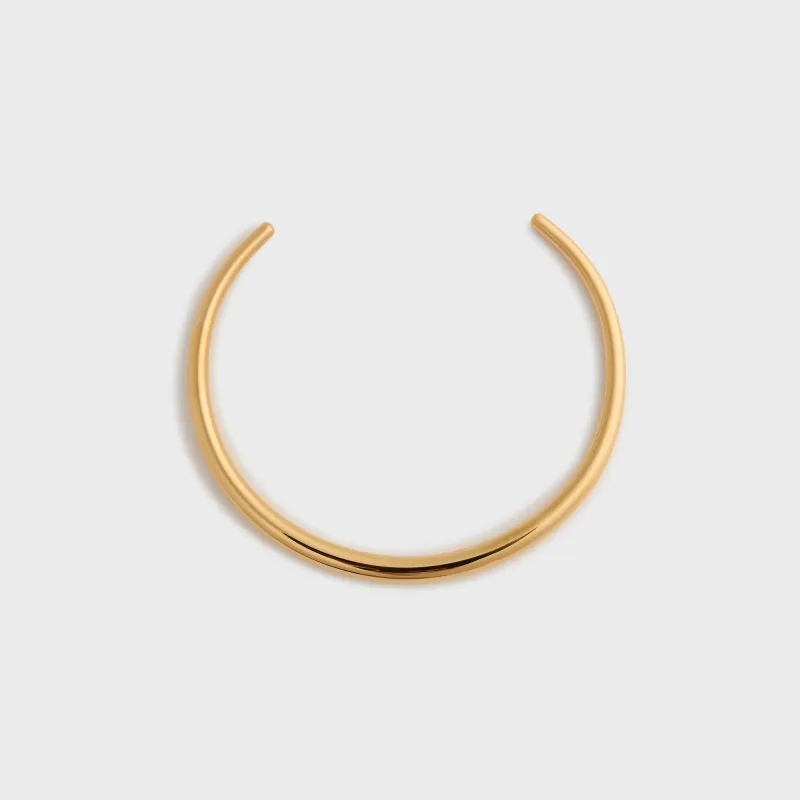 SHASHI Dominique Necklace Cuff - Gold sold by Kith