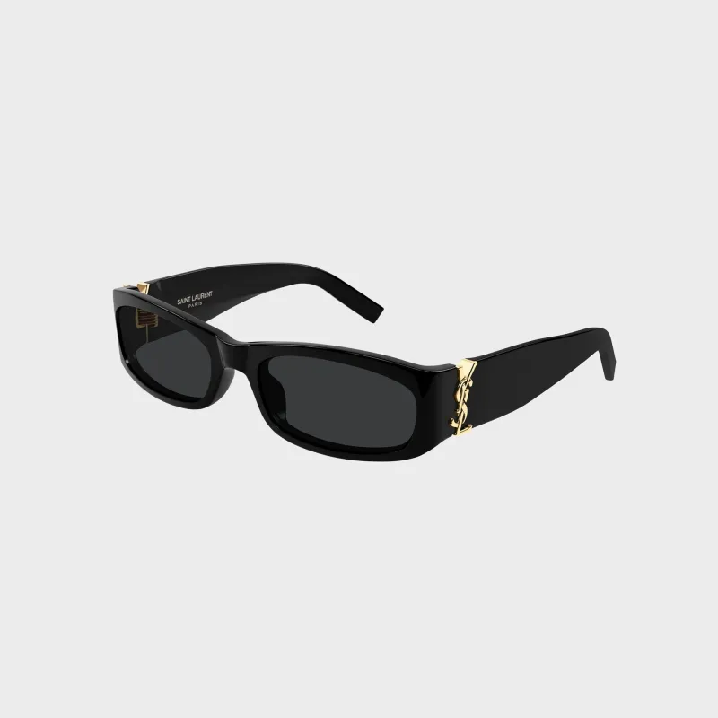 Saint Laurent SL M152 Acetate Sunglasses - Black / Black sold by Kith