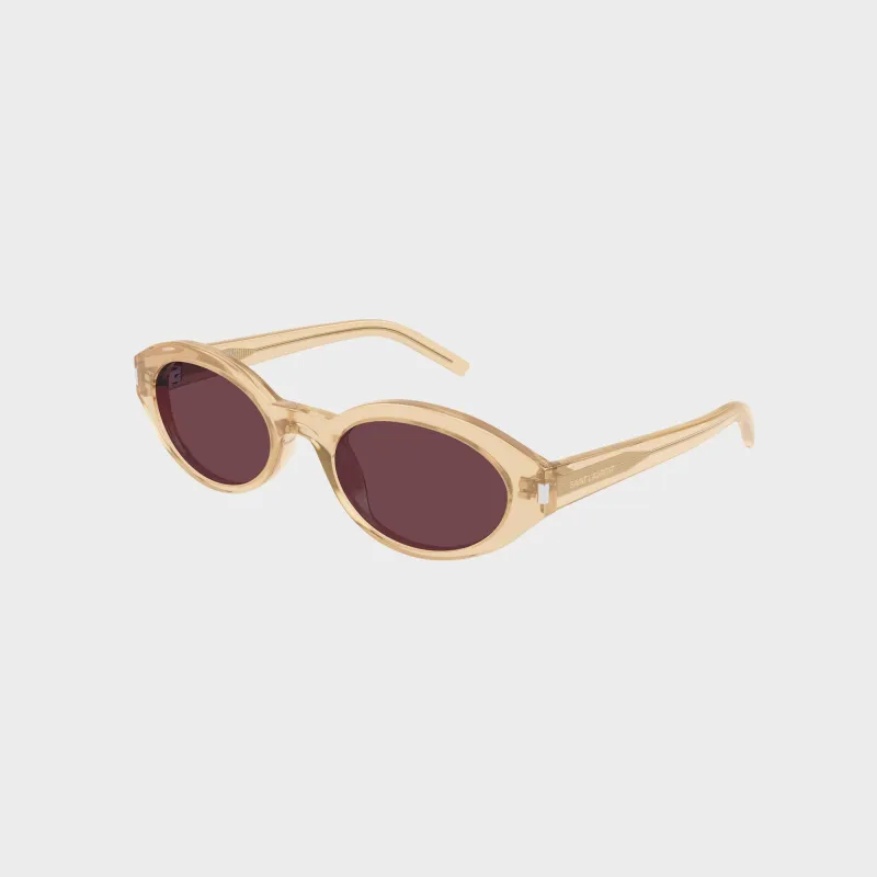 Saint Laurent SL 567 Acetate Sunglasses - Yellow / Violet sold by Kith