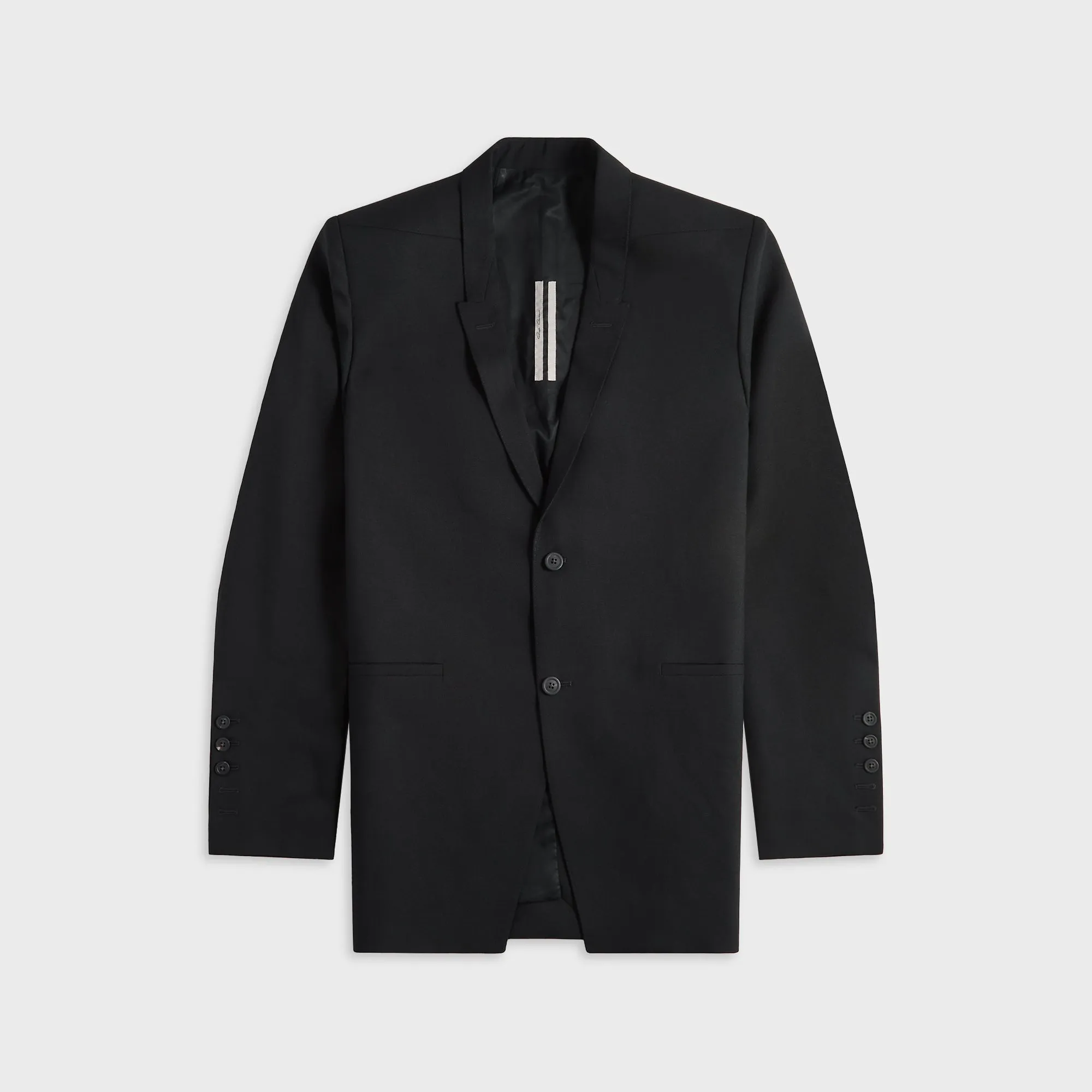 Rick Owens Giacca Concordian Jacket - Black sold by Kith