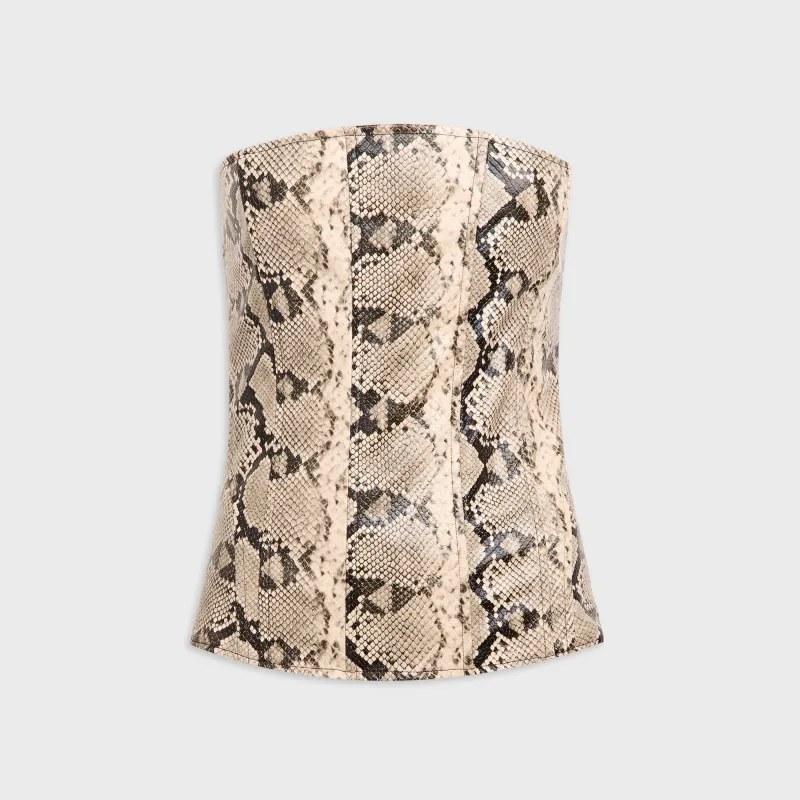 Miaou Libra Corset - Python sold by Kith