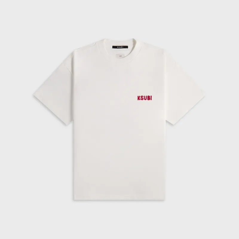 Ksubi Mekanik Ekcess Tee - Vintage White sold by Kith
