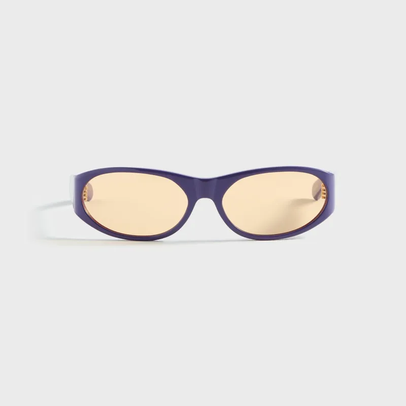 Flatlist Eddie Kyu Sunglasses - Solid Lilac / Orange sold by Kith