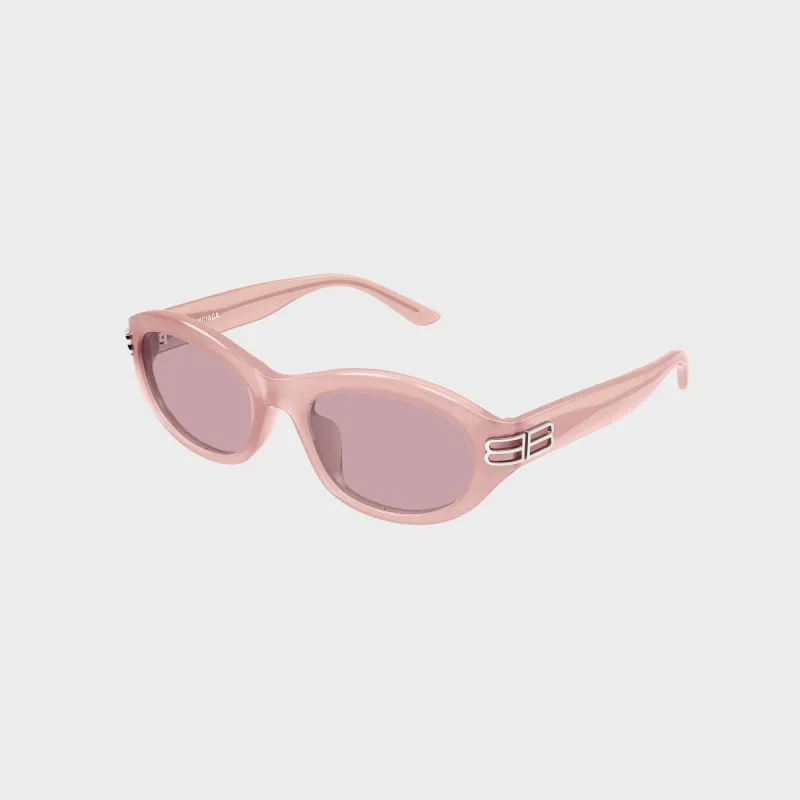 Balenciaga Recycled Acetate Sunglasses - Pink / Violet sold by Kith