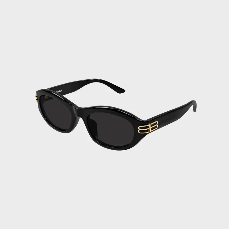 Balenciaga Recycled Acetate Sunglasses - Black / Grey sold by Kith