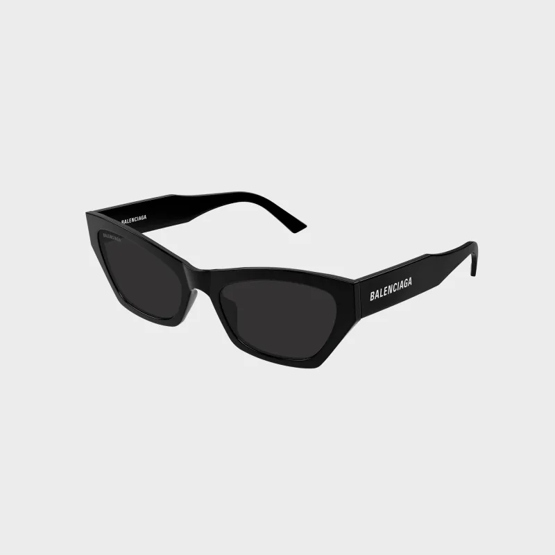 Balenciaga Recycled Acetate Sunglasses - Black / Grey sold by Kith