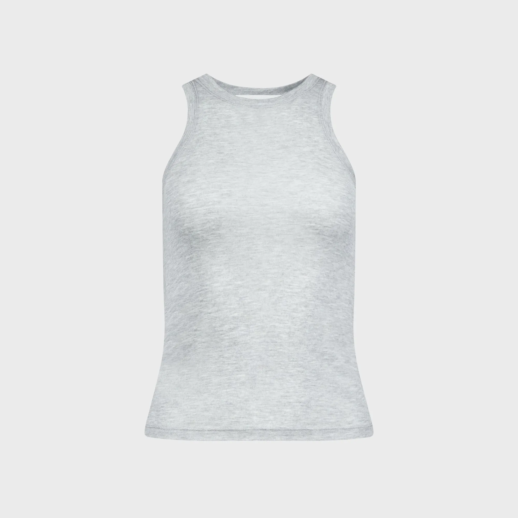Aya Muse Simple High Neck Tank - Grey sold by Kith