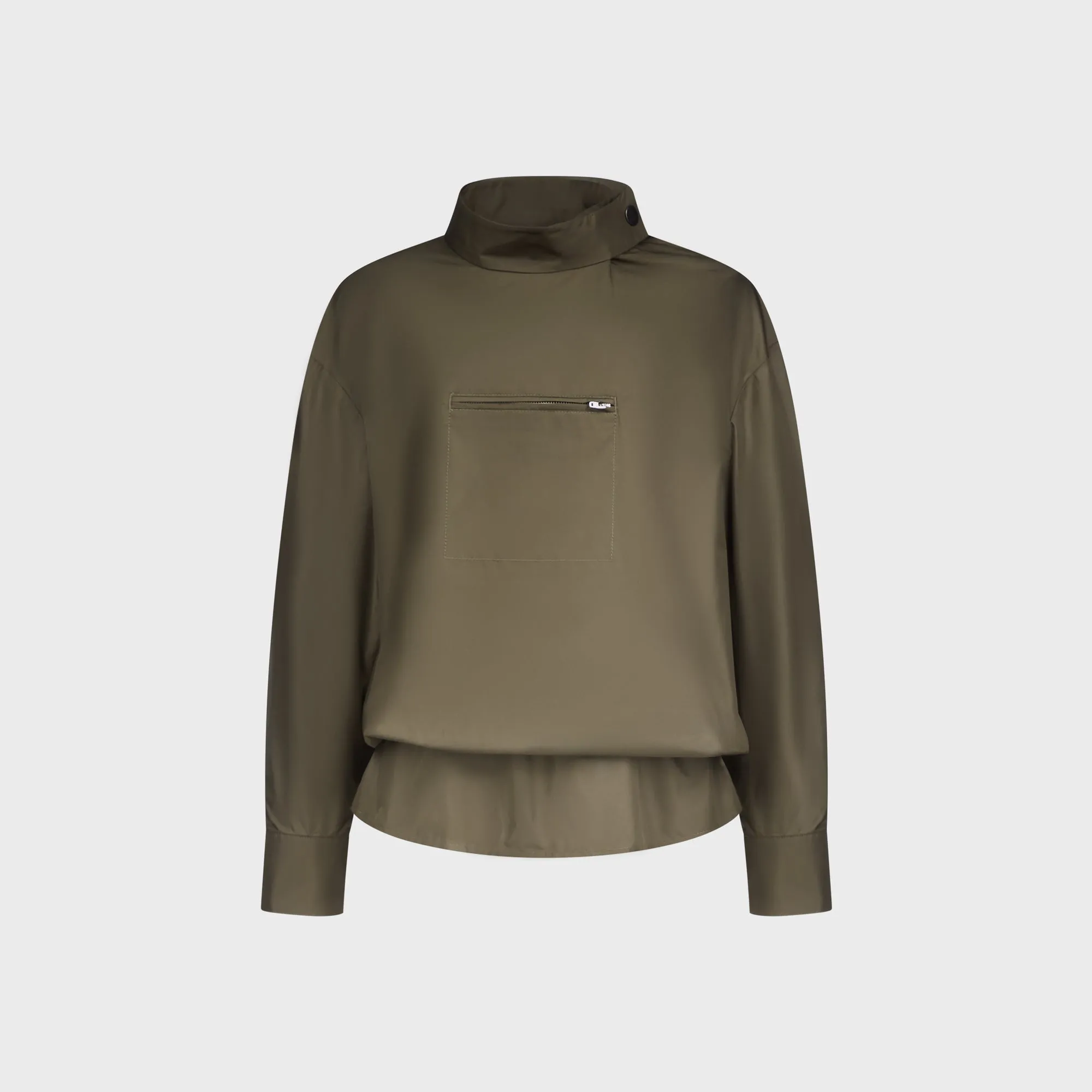 Aya Muse Aris Top - Dark Khaki sold by Kith