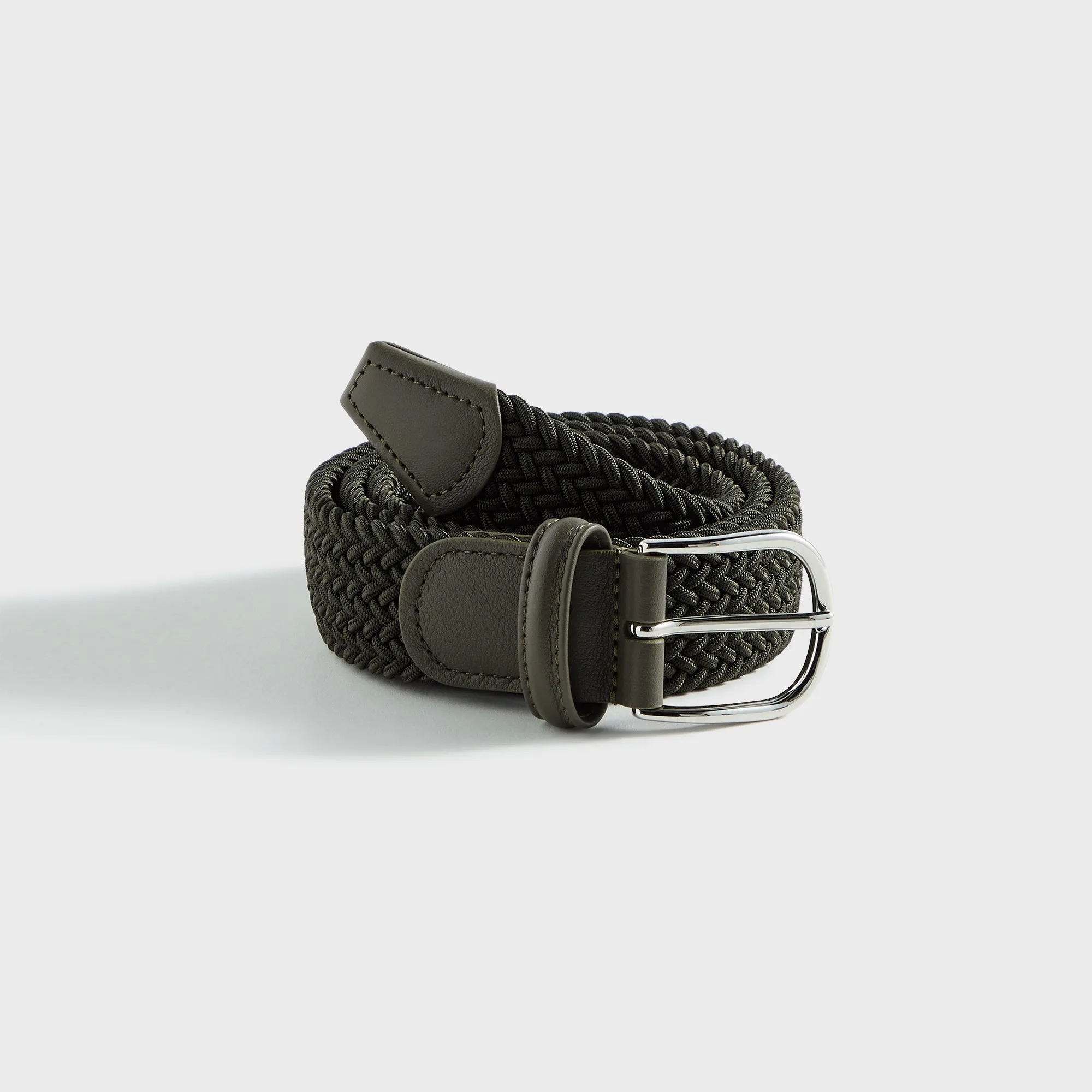 Anderson's Elastic Woven Belt - Green sold by Kith