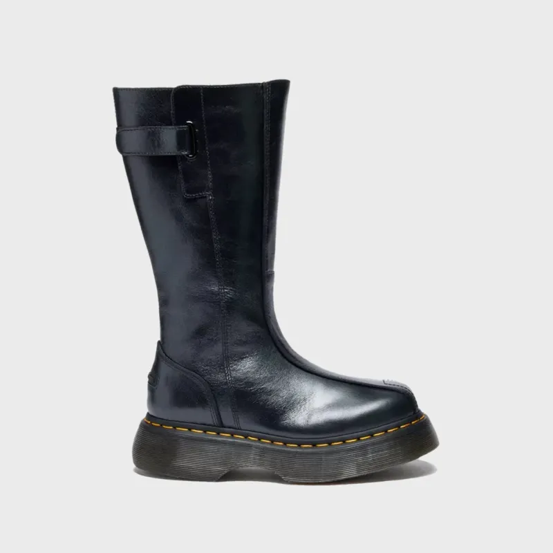 Dr. Martens Buzz Hi Tall Eclipse Leather Boots - Black made by Kith