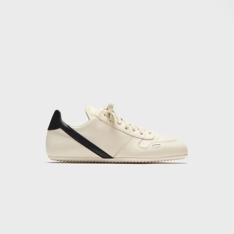 Rick Owens Concordians Minimal Sneaks - Milk / Black / Milk sold by Kith