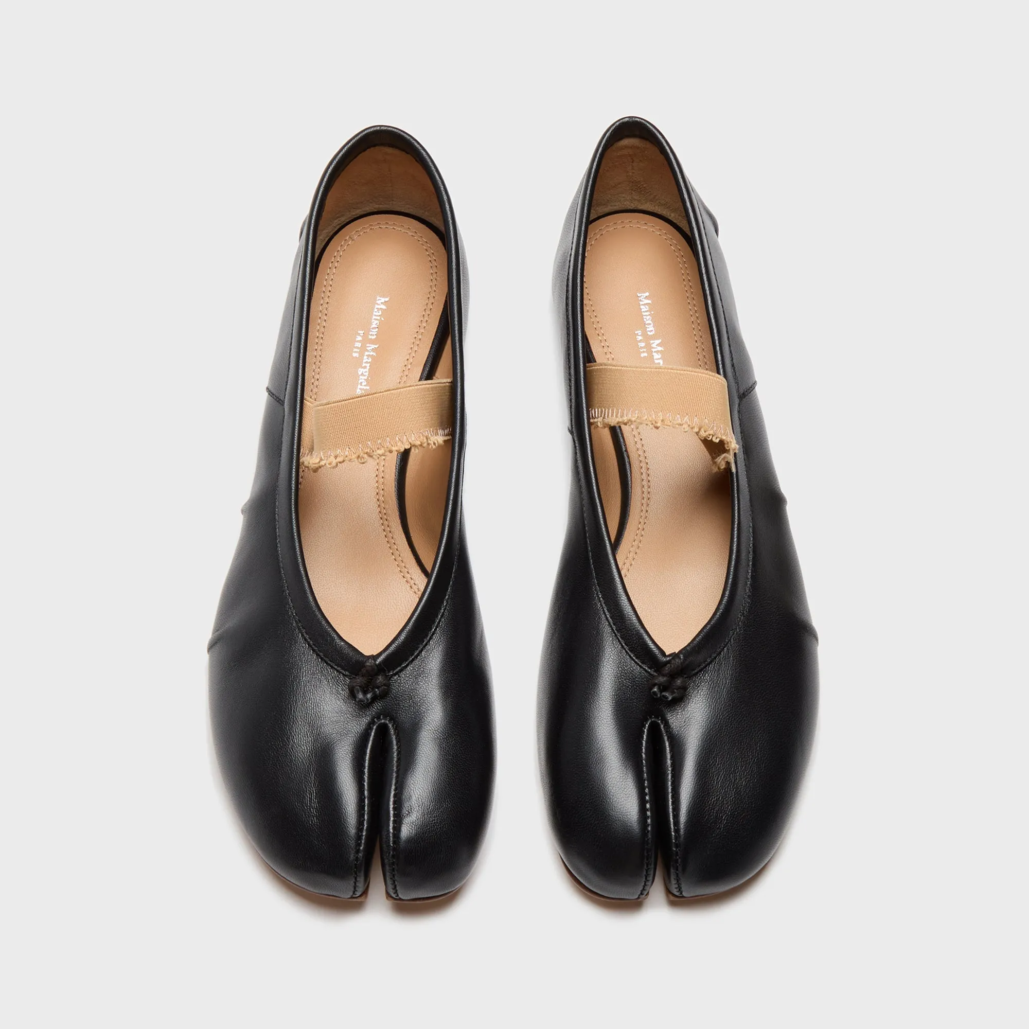 Maison Margiela Tabi Elastic Band Ballerina - Black / Nude sold by Kith product image thumbnail 4