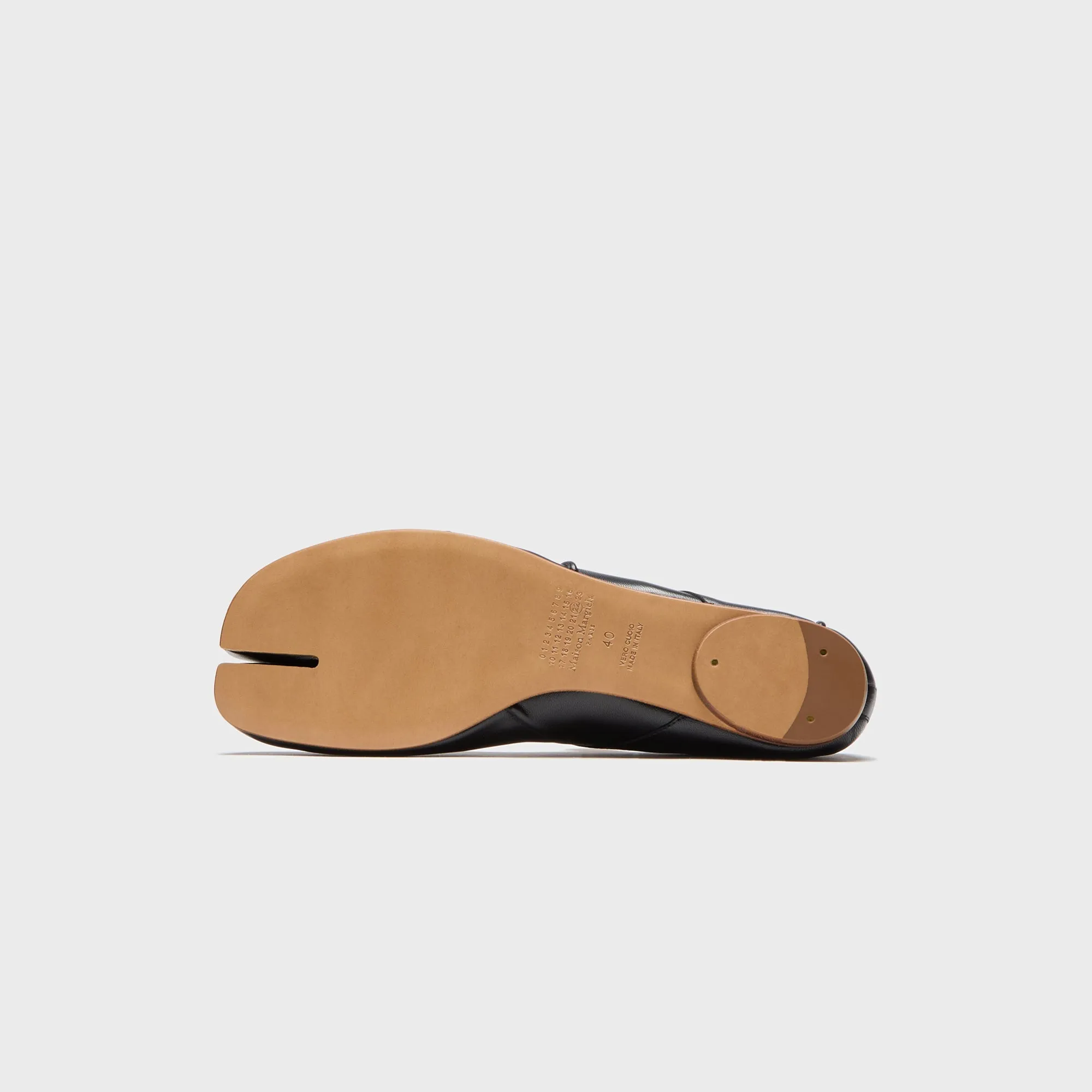 Maison Margiela Tabi Elastic Band Ballerina - Black / Nude sold by Kith product image thumbnail 5