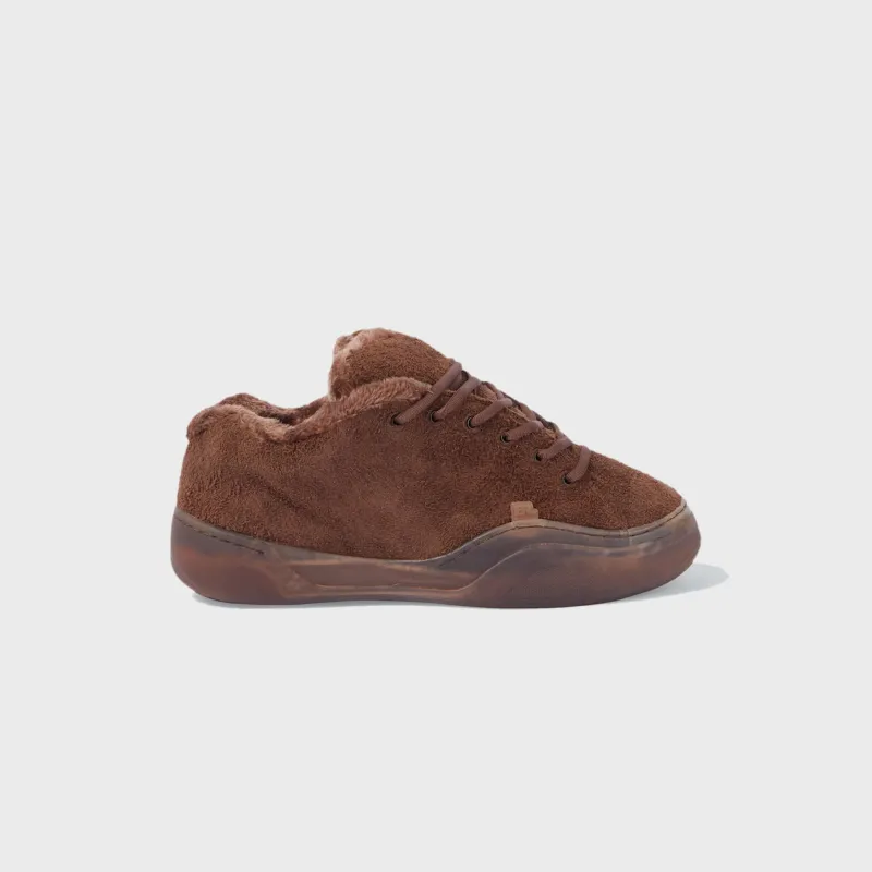 ERL Suede Vamp Sneakers - Dark Brown sold by Kith