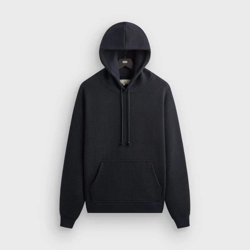 &Kin Check Jersey Nelson Hoodie - Aphotic sold by Kith