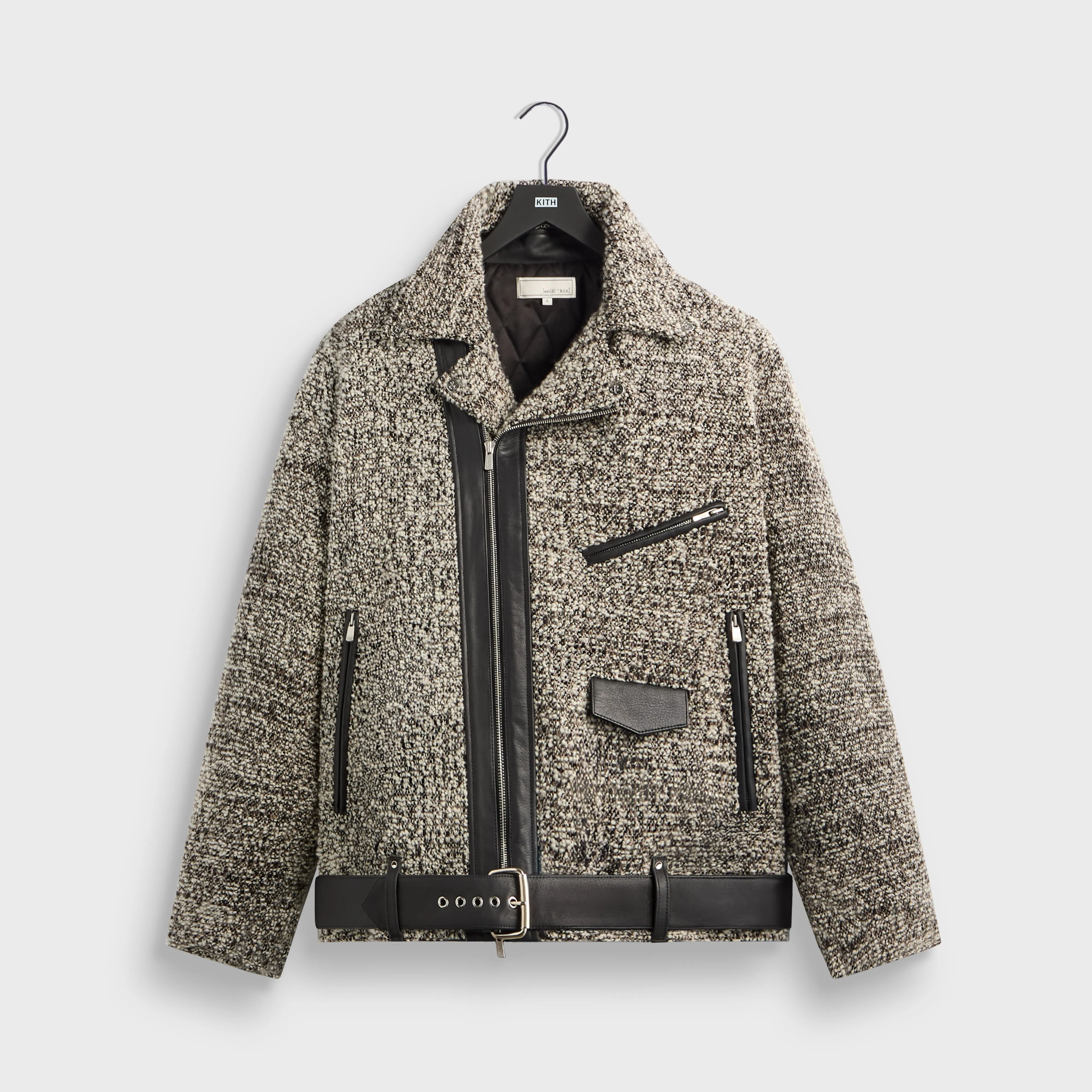 &Kin Plush Boucle Brian Moto - Hallow sold by Kith