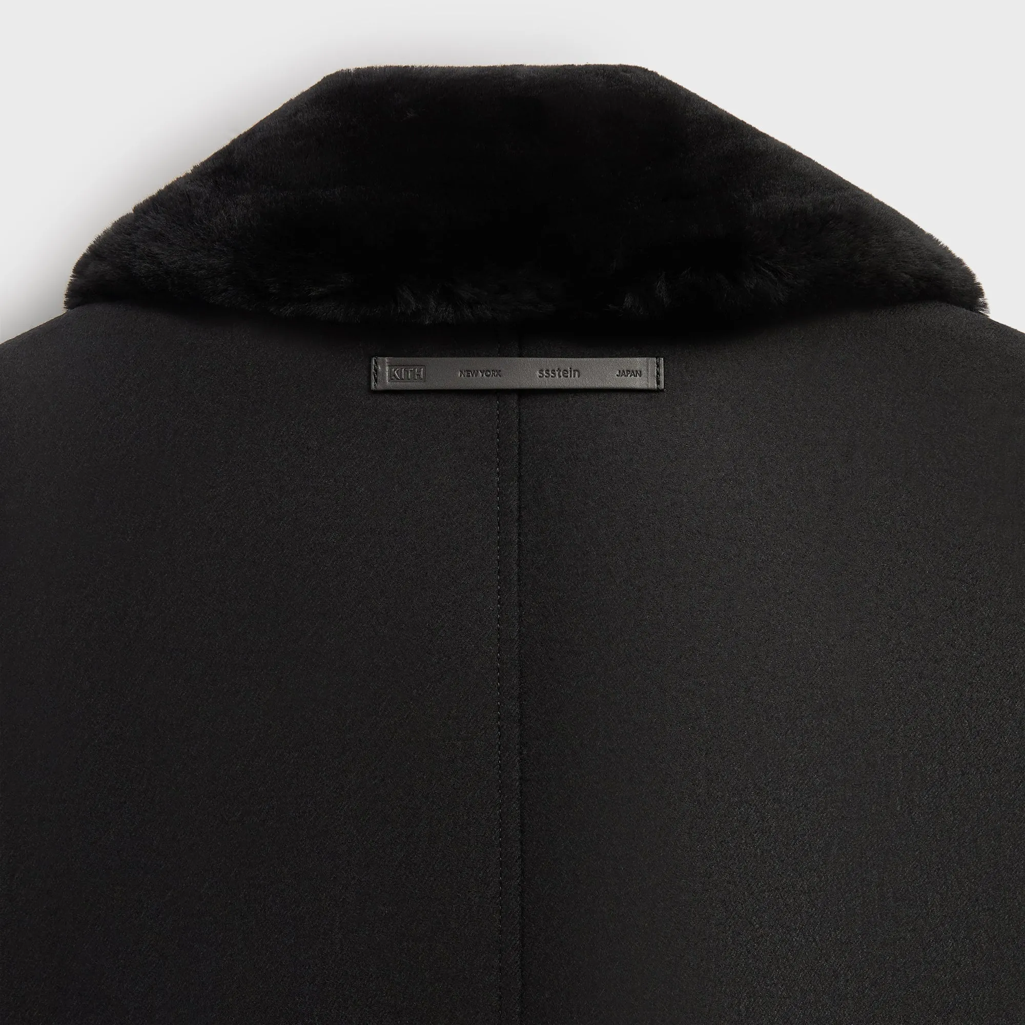Kith 101 for ssstein Double Lapeled Double Breasted Coat - Black sold by Kith product image thumbnail 5