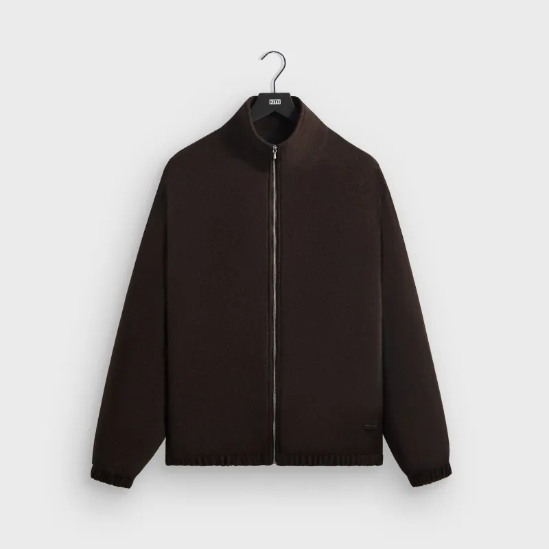 Kith 101 for ssstein Wool Cashmere Blend Fleece Jacket - Kindling sold by Kith