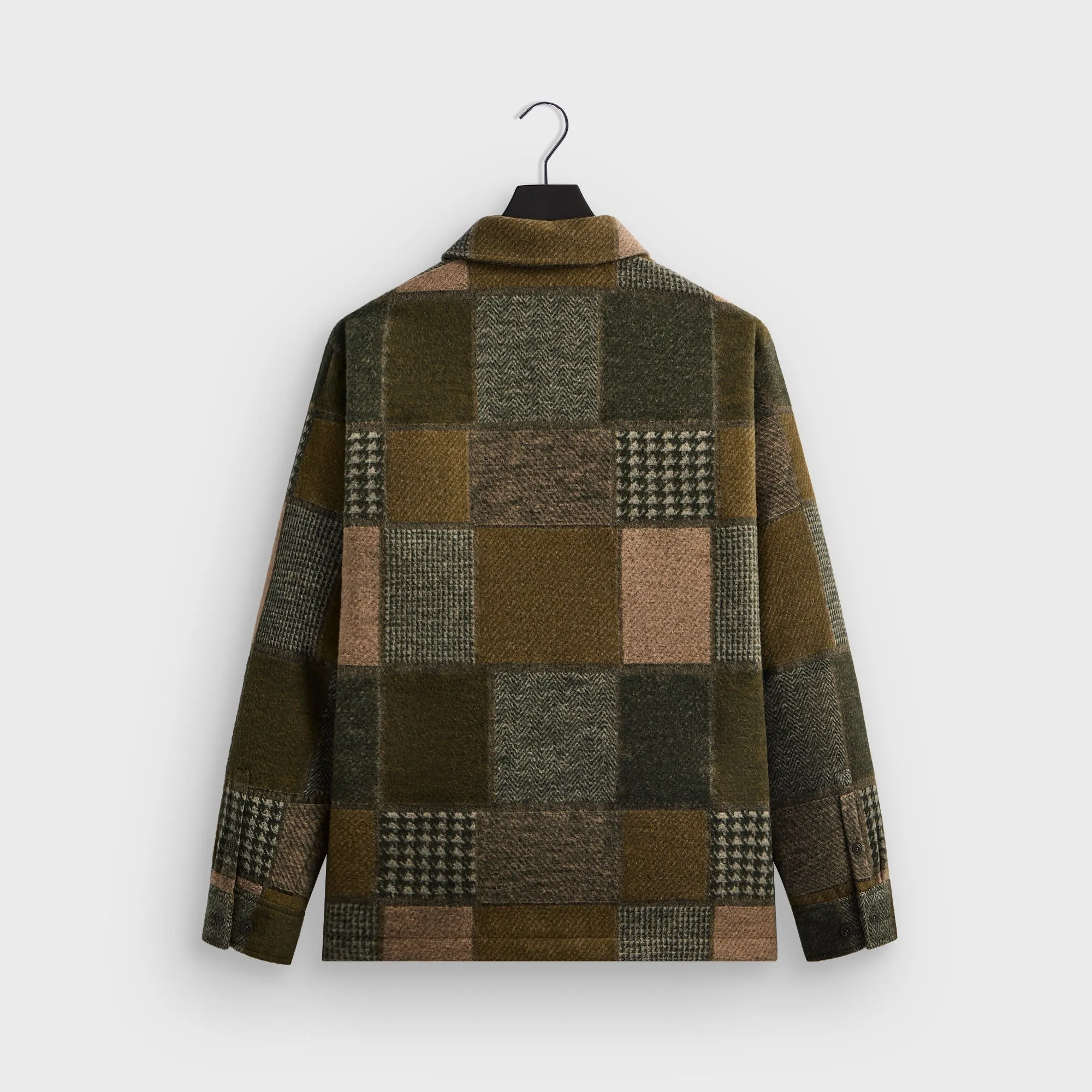 Kith Patchwork Wool Coaches Jacket - Chelonian sold by Kith product image thumbnail 3